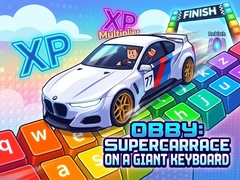 Spill Obby: Supercar Race on a Giant Keyboard
