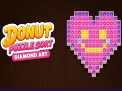 Spill Donut Puzzle Sort Diamond Art