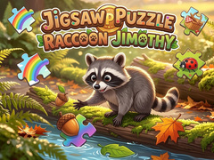 Spill Jigsaw Puzzle: Raccoon Jimothy 