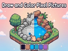 Spill Draw and Color Pixel Pictures