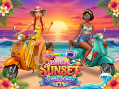 Spill Besties Sunset Scooter Rider