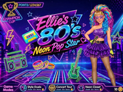 Spill Ellie’s 80’s Neon Pop Star
