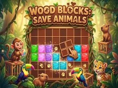 Spill Wood Blocks: Save Animals