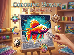 Spill Coloring Mosaic by Symbols