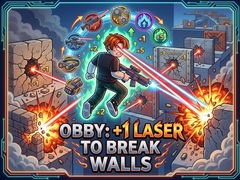 Spill Obby: +1 Laser to Break Walls