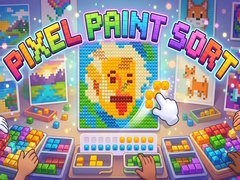 Spill Pixel Paint Sort