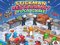Spill Stickman Restaurant Rush Game
