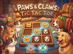 Spill Paws & Claws Tic Tac Toe