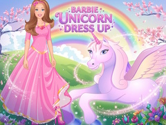 Spill Barbie unicorn dress up