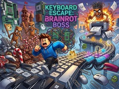 Spill Keyboard Escape: Brainrot Boss 