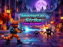 Spill Meowtal Strike Neon Halloween