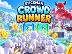 Spill Stickman Crowd Runner 3D
