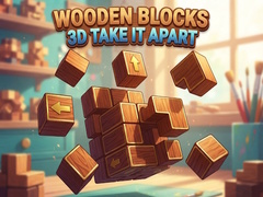 Spill Wooden Blocks 3D Take It Apart