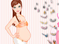 Spill Fashionable Expectant Mother Dress Up