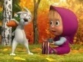 Spill Masha and Bunny Coloring