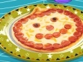 Spill Jack O Lantern pizza