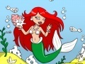 Spill Mermaid Aquarium Coloring Game