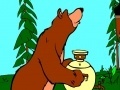 Spill Masha and the Bear: The tea from a samovar